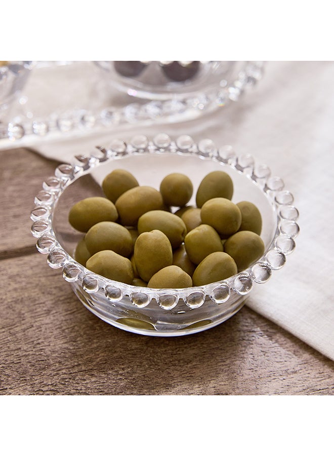 Home Box Merriam Beaded Serving Bowl - Green - 12 cm - Image 1